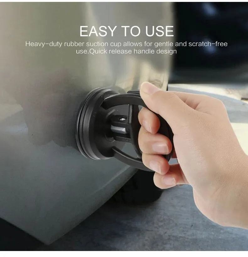 2pcs Suction Cup Lifter Glass Sucker Floor Tile Panel Carrier Furniture Moving Dent Puller Handheld Car Body Repair Tool