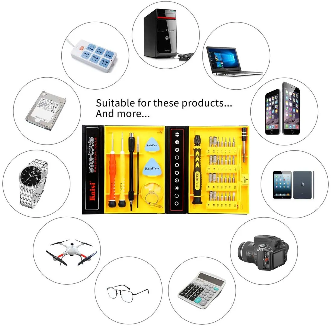 38-in-1 Multifunctional Repair Tool Set for Computers and Phones