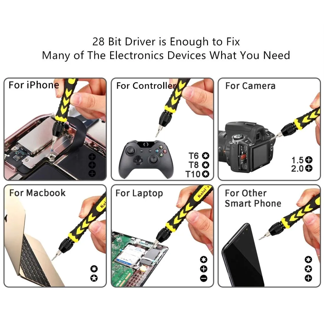 38-in-1 Multifunctional Repair Tool Set for Computers and Phones