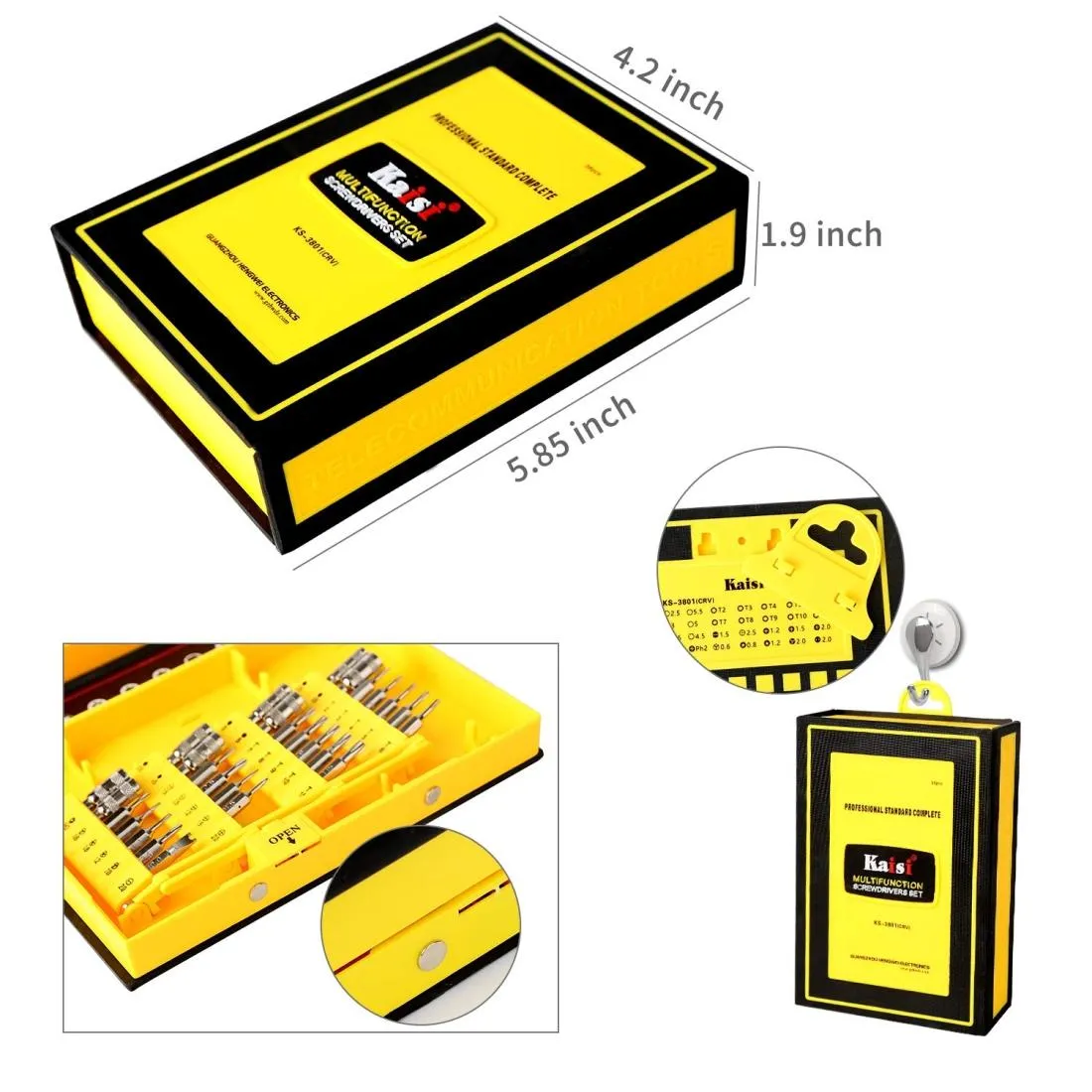 38-in-1 Multifunctional Repair Tool Set for Computers and Phones