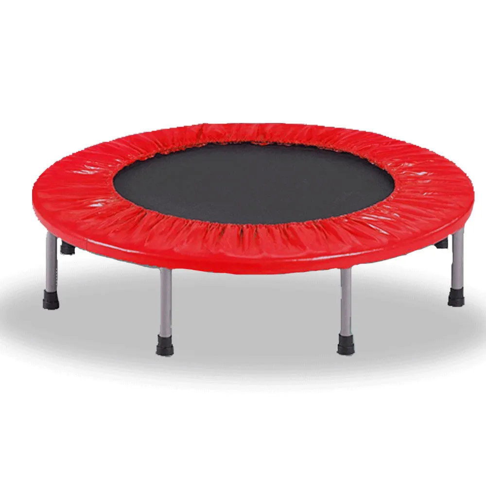 38" Mini Trampoline | Jogger Rebounder | Home Gym Fitness | Red