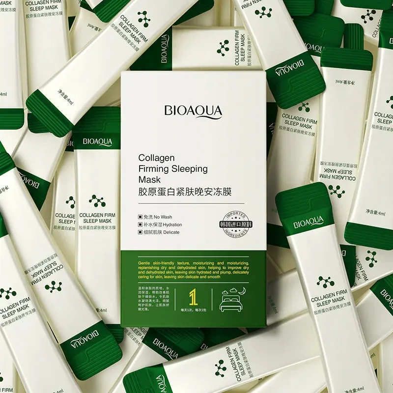 60pcs Collagen Moisturizing Firming Sleeping Facial Masks