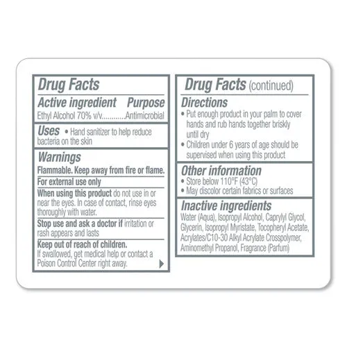 Advanced Hand Sanitizer Refreshing Gel, 1 Oz Flip-cap Bottle With Display Bowl, Clean Scent, 36/bowl