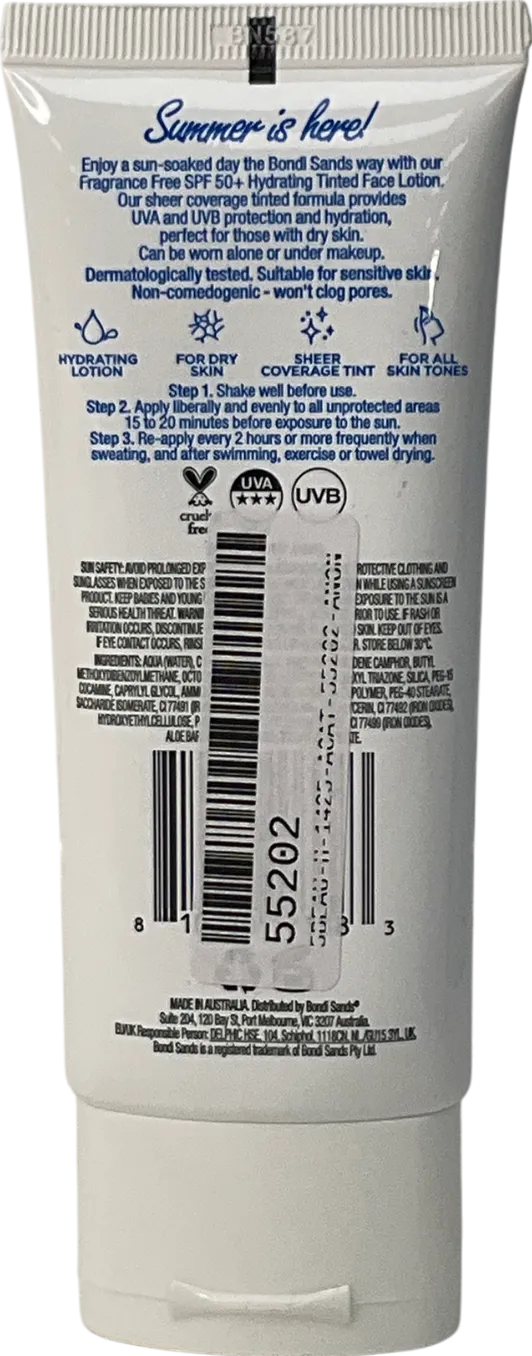 Bondi Sands Face Spf 50 75ml