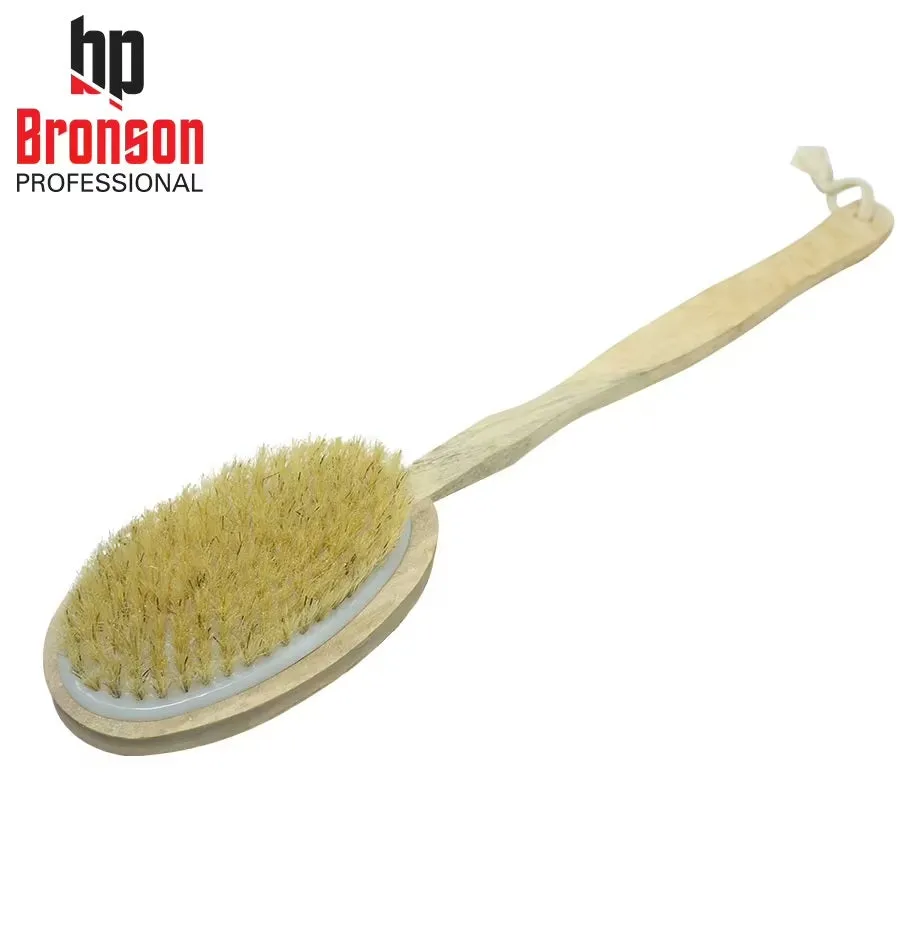 Bronson Professional Natural Bristles Large Bath Brush