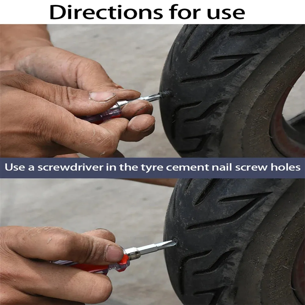 Car Tyre Repair Rubber Nail Set 10 30pcs Universal Car Motorcycle Tyre Repair Nails for Truck Scooter Bike Tire Puncture Repair Tool