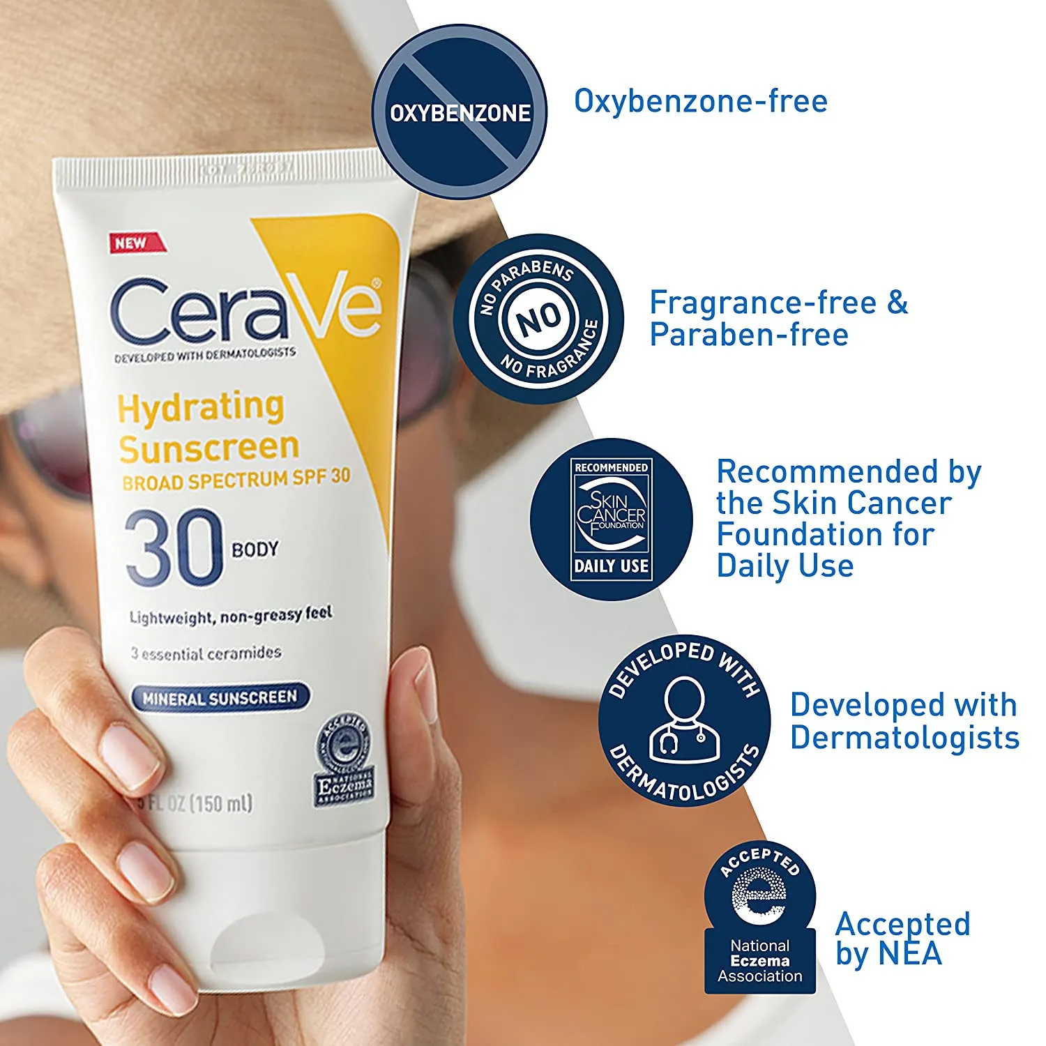 CERAVE HYDRATING SUNSCREEN SPF30 BODY 5 Oz