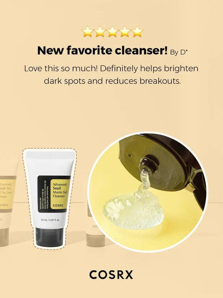COSRX | All About Snail 4-step Kit | For dry skin & dark spots