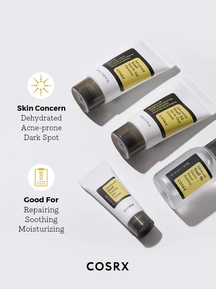 COSRX | All About Snail 4-step Kit | For dry skin & dark spots