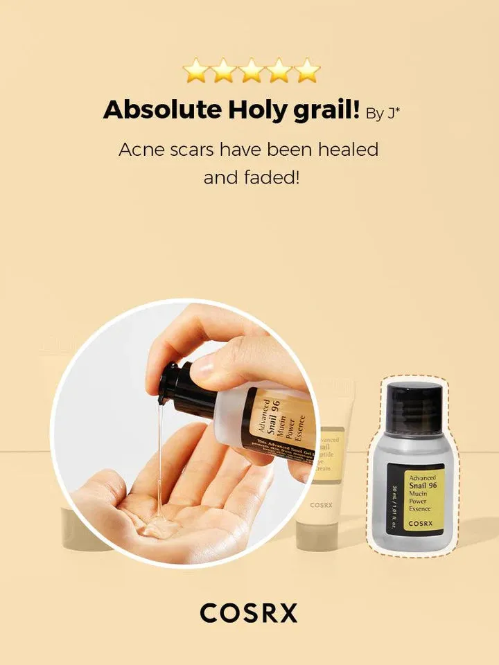 COSRX | All About Snail 4-step Kit | For dry skin & dark spots