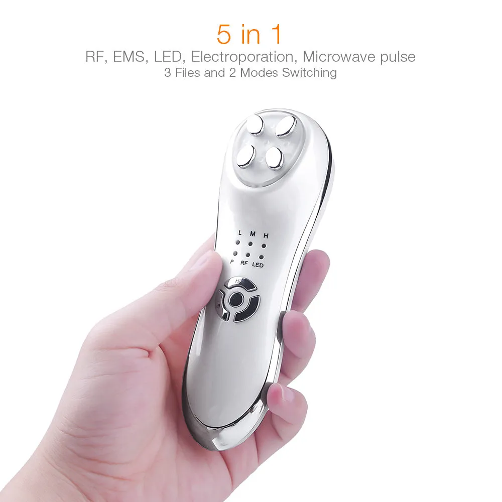 Electroporation & RF Skincare Tool – Anti-Aging & Hydration Booster