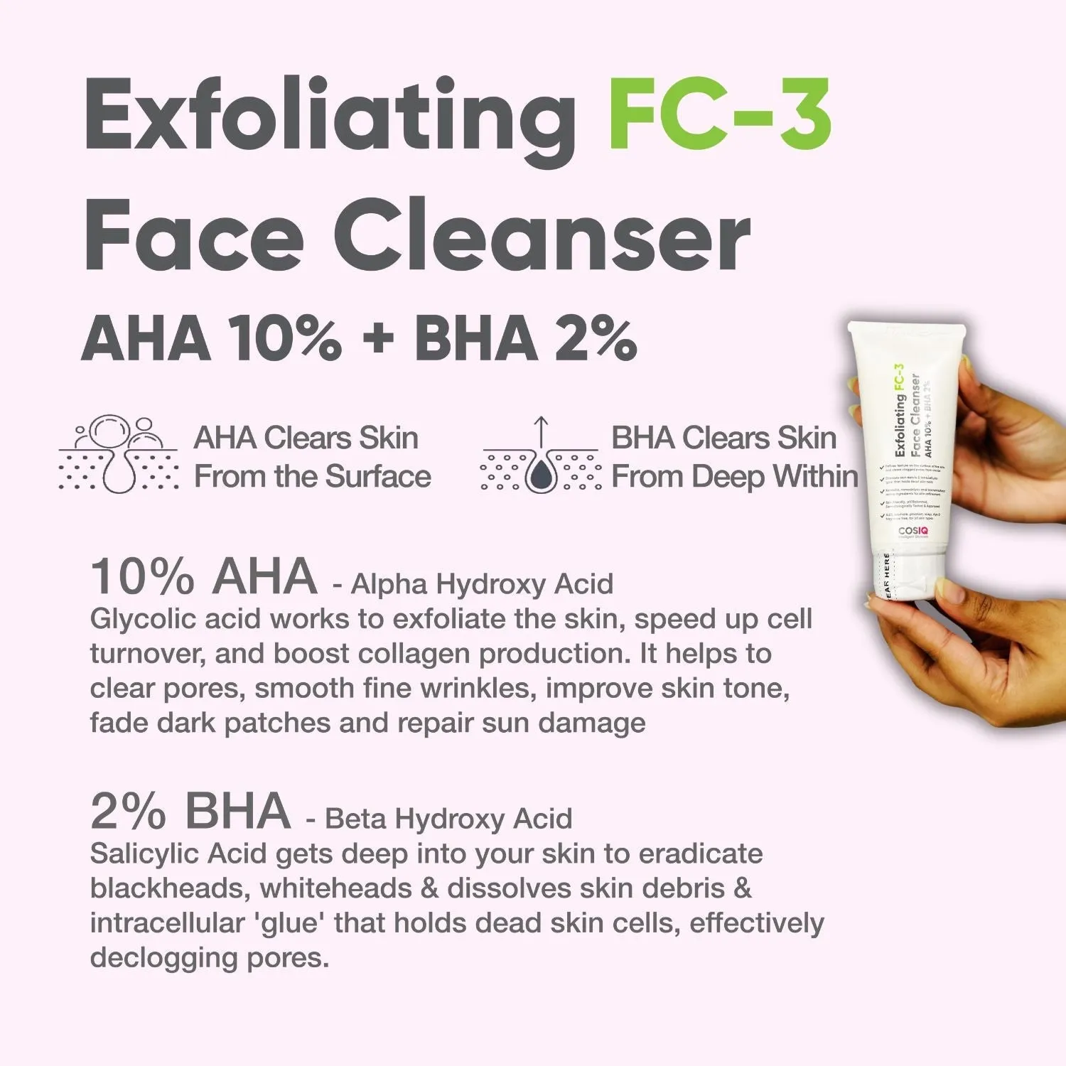 FC-3 Exfoliating Face Cleanser, 100ml