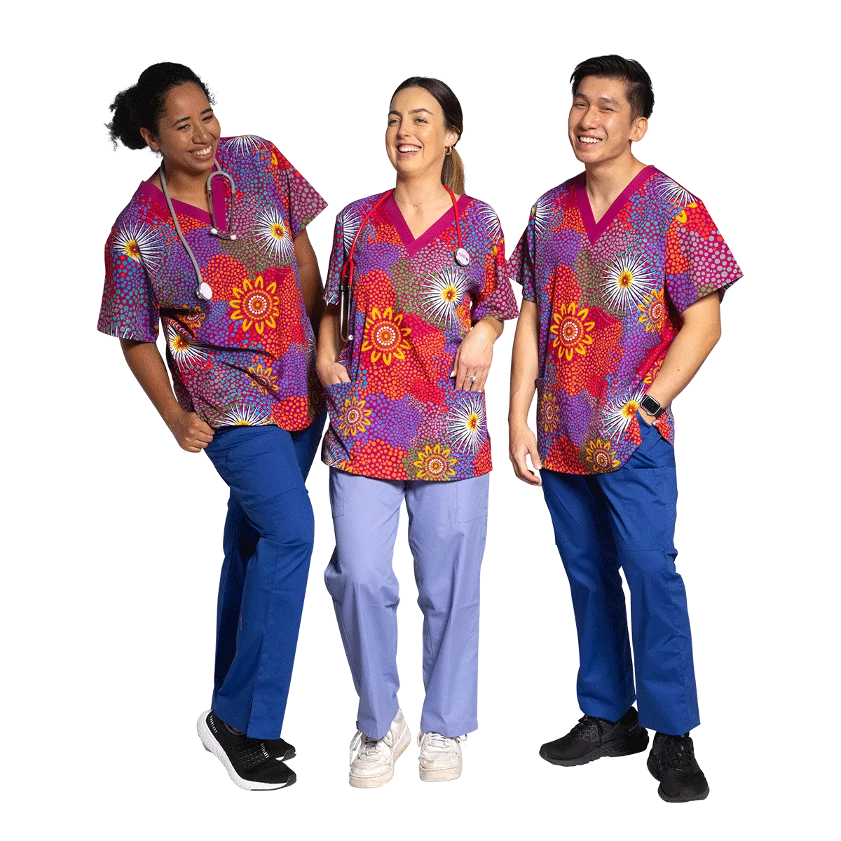 Get Up - Unisex Scrubs Top