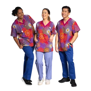 Get Up - Unisex Scrubs Top