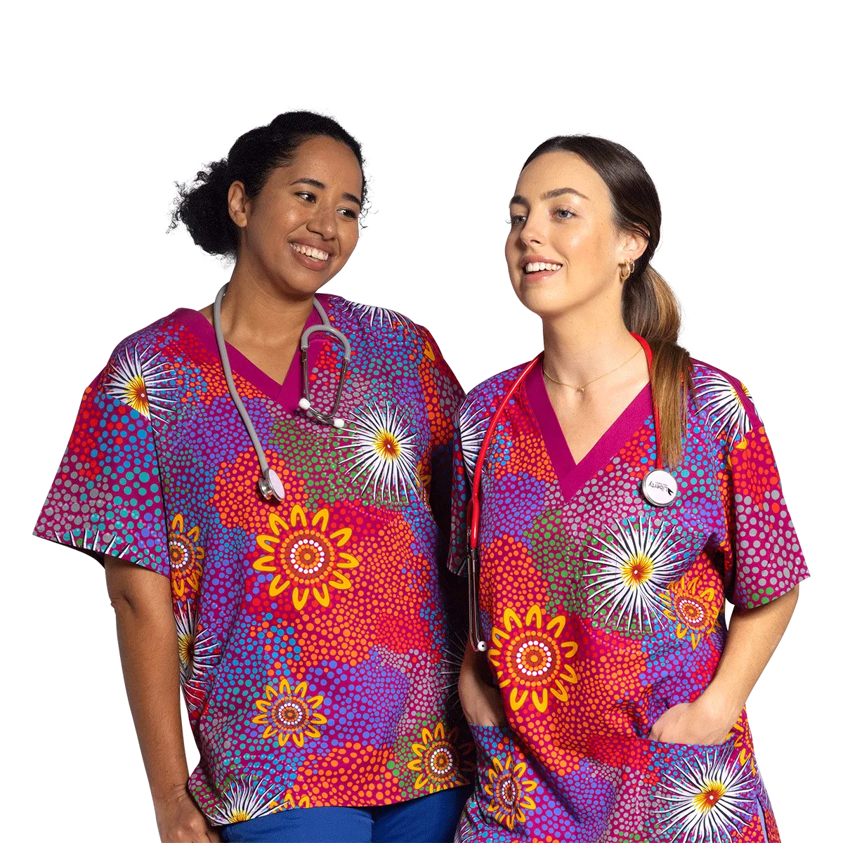 Get Up - Unisex Scrubs Top