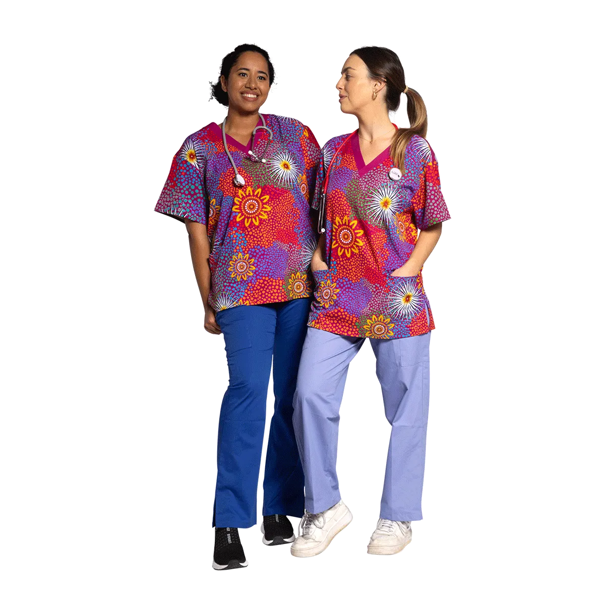 Get Up - Unisex Scrubs Top