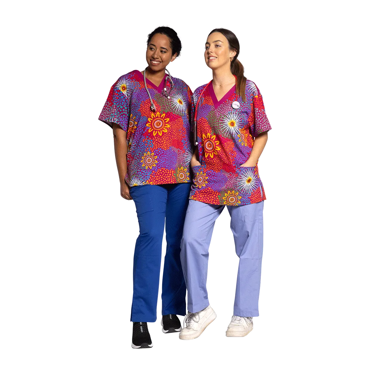 Get Up - Unisex Scrubs Top