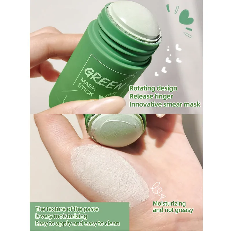 Green Tea Mask Stick – Purifying & Moisturizing Clay Face Mask