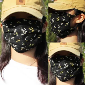 H&W Floral - floral printed cloth face mask