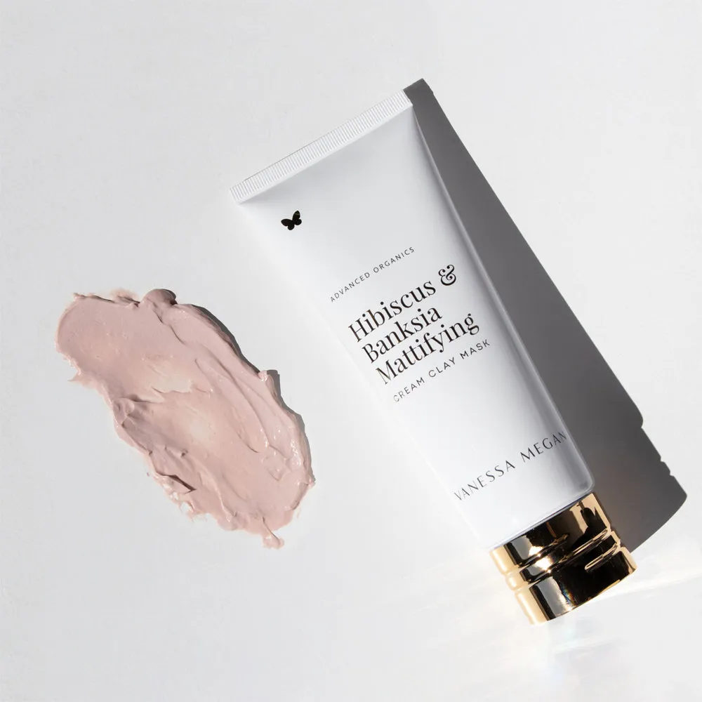 Hibiscus & Banksia Mattifying | Cream Clay Mask | 180ml