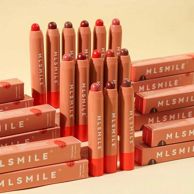 high-quality nude moisturizing cute lip gloss lipstick 2 in 1