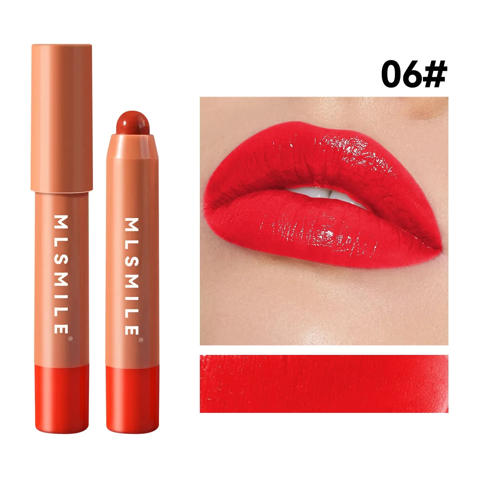 high-quality nude moisturizing cute lip gloss lipstick 2 in 1