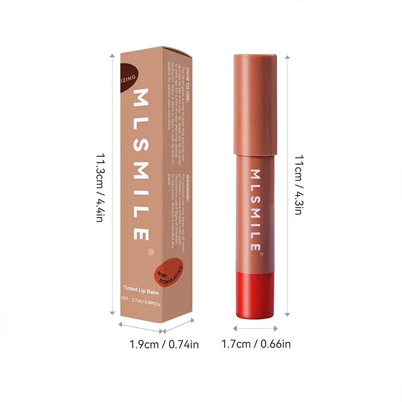 high-quality nude moisturizing cute lip gloss lipstick 2 in 1