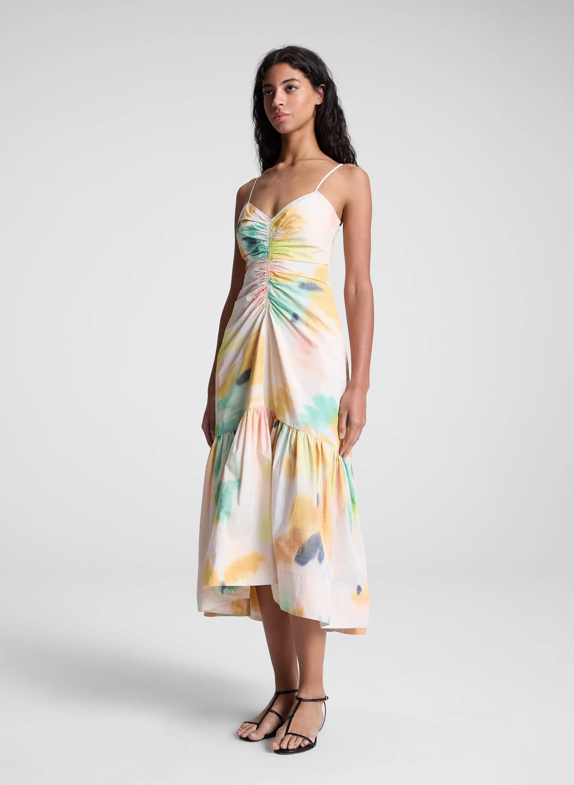 Lindsey Printed Midi Dress