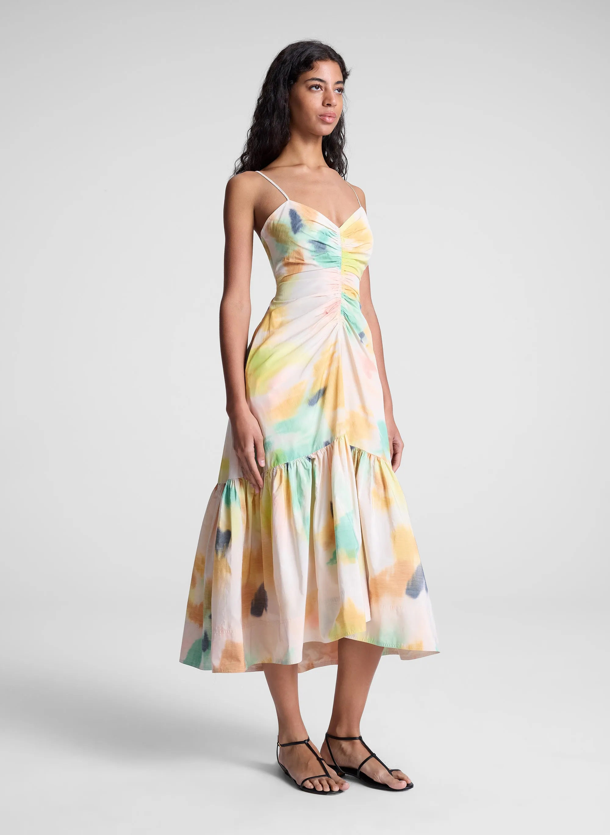 Lindsey Printed Midi Dress