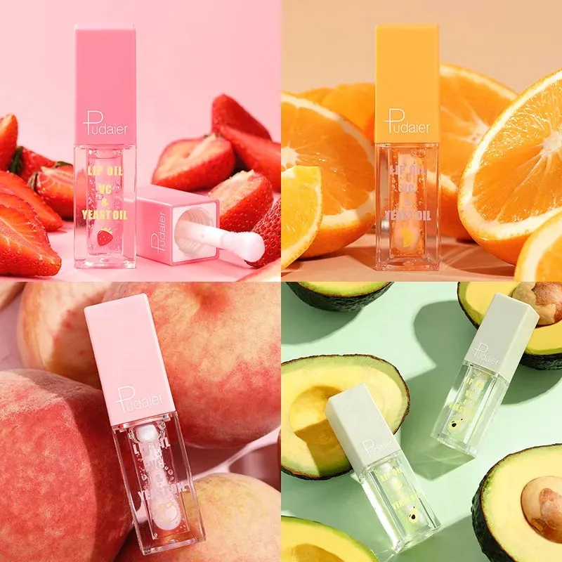 Lip Shiner Fruit Vegan Lip Oil Plumper Lipgloss