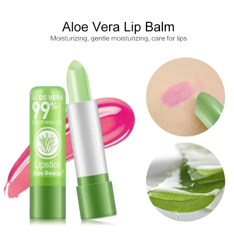 Lipstick Aloe Vera Lipstick Moisturizing Long Lasting Lipsticks lip balm