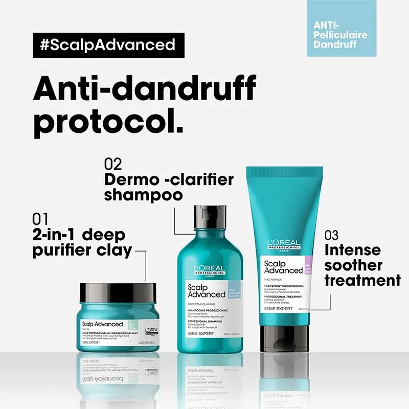 L'Oréal Professionnel Serié Expert Scalp Advanced Anti-Oiliness 2-in-1 Deep Purifier Clay Hair Mask