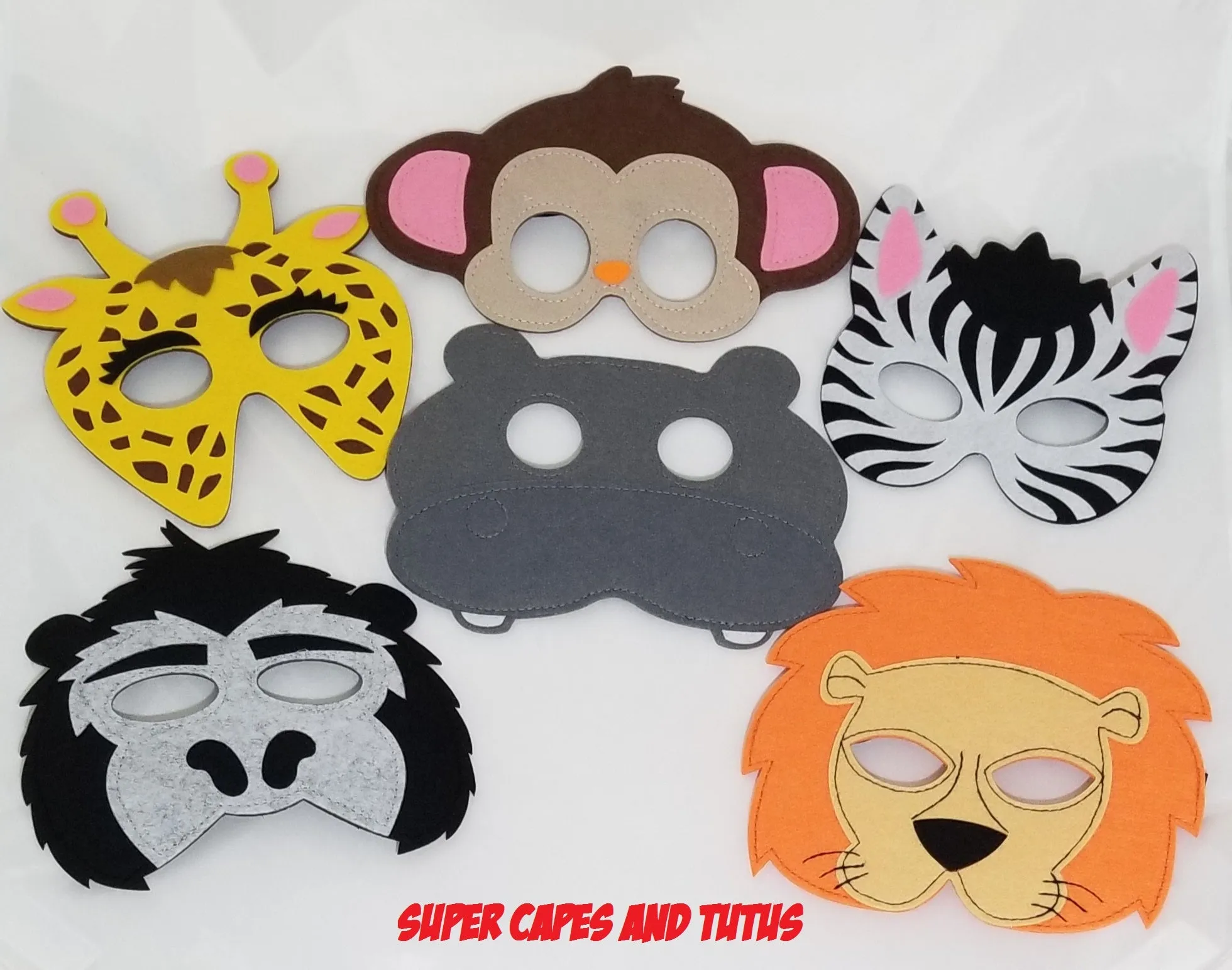 Party Pack!  Safari Jungle Animal Masks
