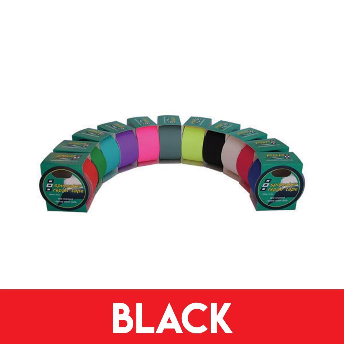 PSP Spinnaker Repair Tape - Black