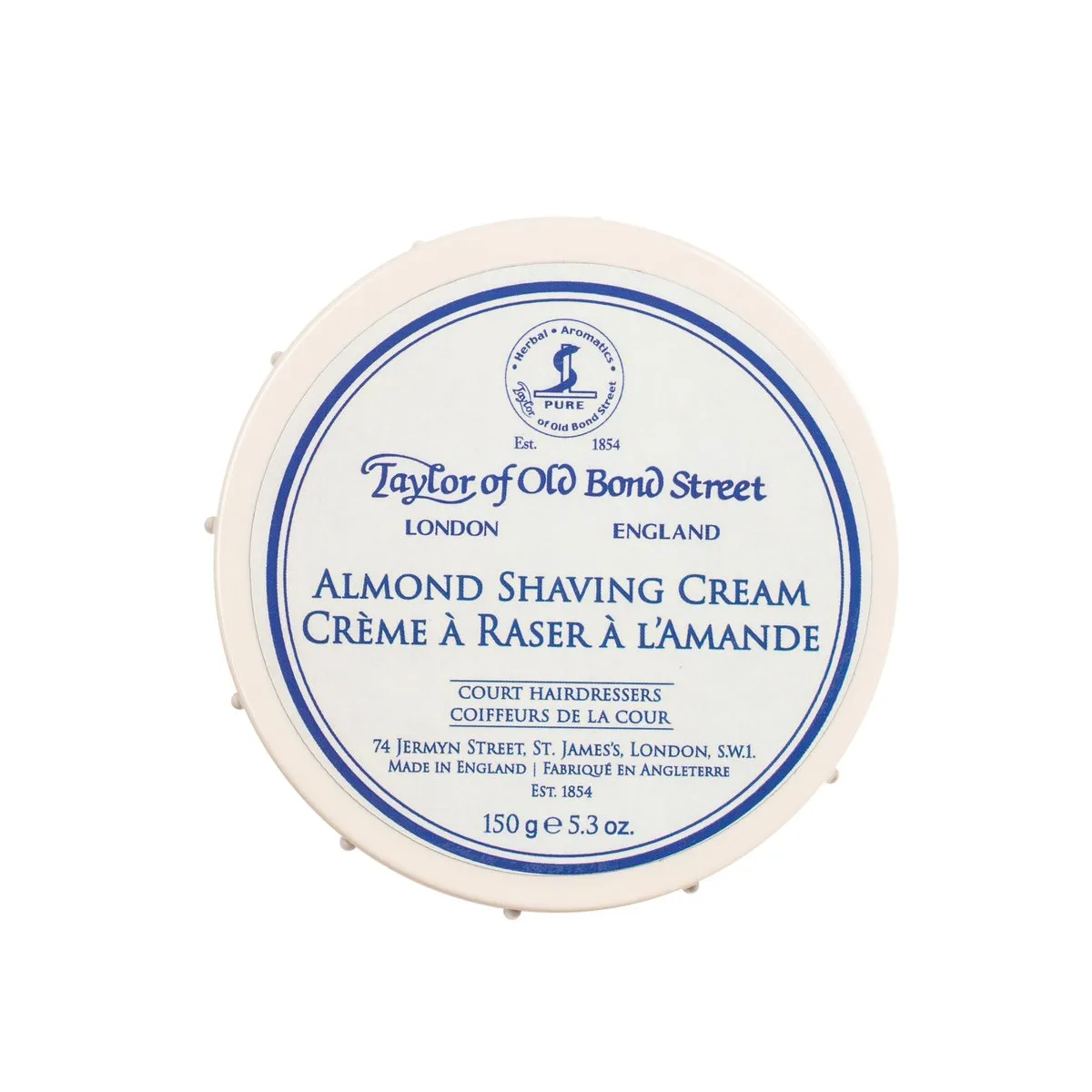 TAYLOR OF OLD BOND STREET SHAVING CREAM BOWL - ALMOND